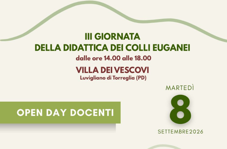 Anche il nostro museo partecipa alle Giornata della Didattica dei Colli Euganei 2026