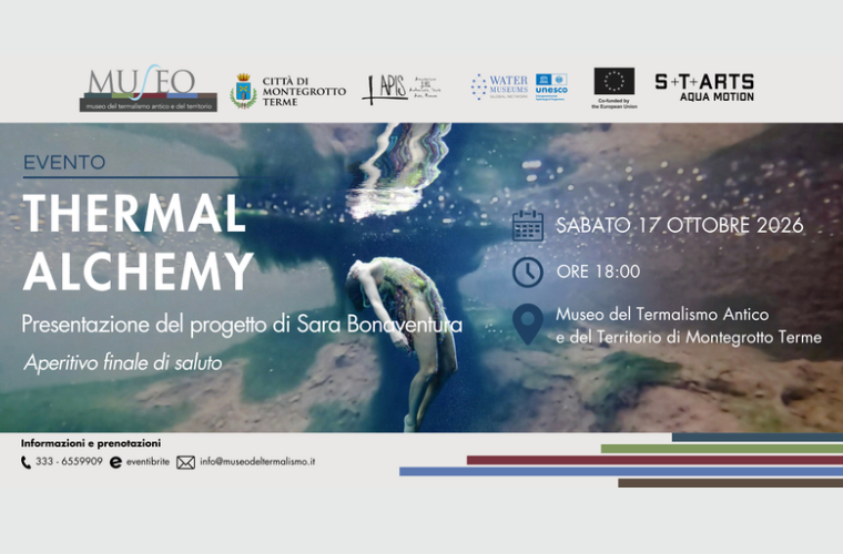 “Thermal Alchemy”: sabato 17 ottobre al Museo la presentazione del progetto artistico di Sara Bonaventura